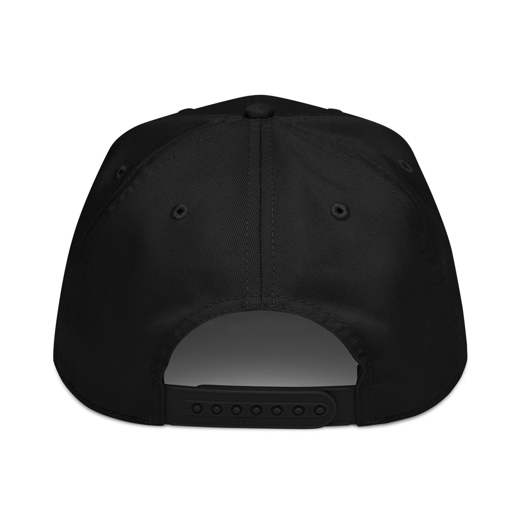 Casquette Baseball Tanzanie +255 - Noir avec drapeau floqué effet éclaboussure de peinture - vue de dos - Indicatif Fier