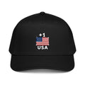 Casquette Baseball USA +1 avec logo drapeau américain