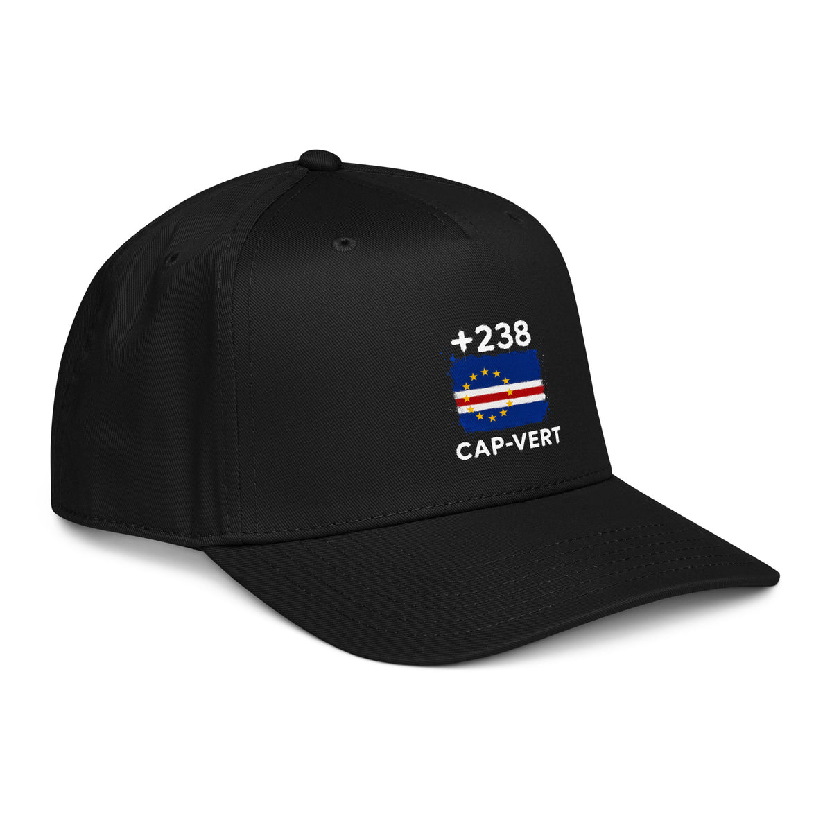 Casquette Baseball Cap-Vert +238 vue de trois-quarts, coupe ajustable mi-profil