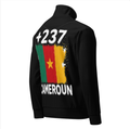 Survêtement Cameroun +237 avec drapeau floqué effet éclaboussure de peinture - vue de dos - Indicatif Fier