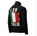 Survêtement Italie +39 avec drapeau floqué effet éclaboussure de peinture - vue de dos - Indicatif Fier