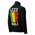 Survêtement Mali +223 - Noir avec drapeau floqué effet éclaboussure de peinture - vue de dos - Indicatif Fier