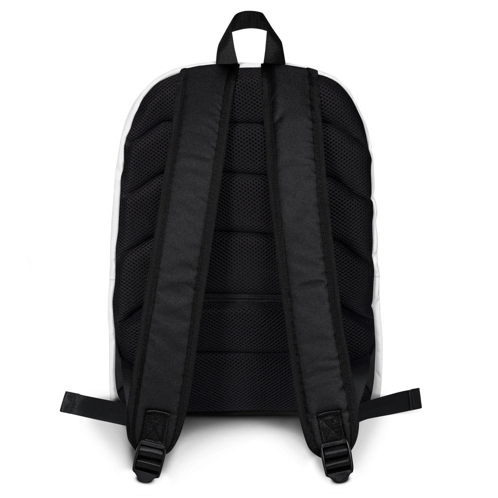 Sac à Dos USA +1 - Bicolore avec drapeau floqué effet éclaboussure de peinture - vue de dos - Indicatif Fier