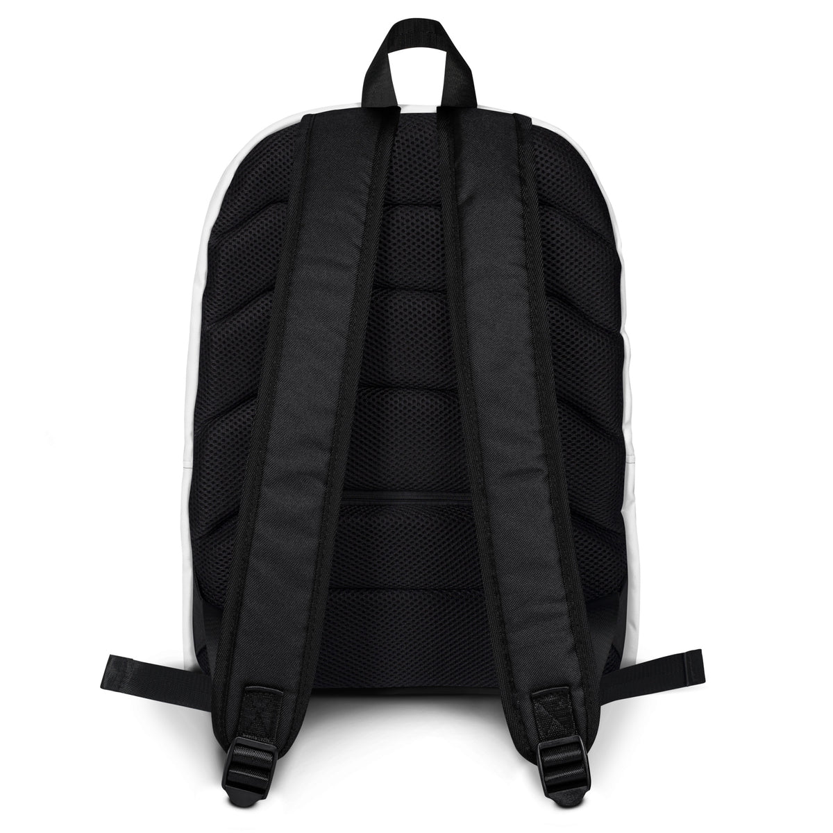 Sac à Dos Cap-Vert +238 - Bicolore avec drapeau floqué effet éclaboussure de peinture - vue de dos - Indicatif Fier