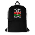 Sac à Dos Kenya +254 bicolore vue de face, design drapeau kényan