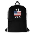 Sac à Dos USA +1 bicolore vue de face, design drapeau américain