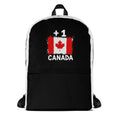 Sac à Dos Canada +1 bicolore vue de face, design drapeau canadien
