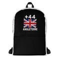 Sac à Dos Angleterre +44 bicolore vue de face, design drapeau anglais