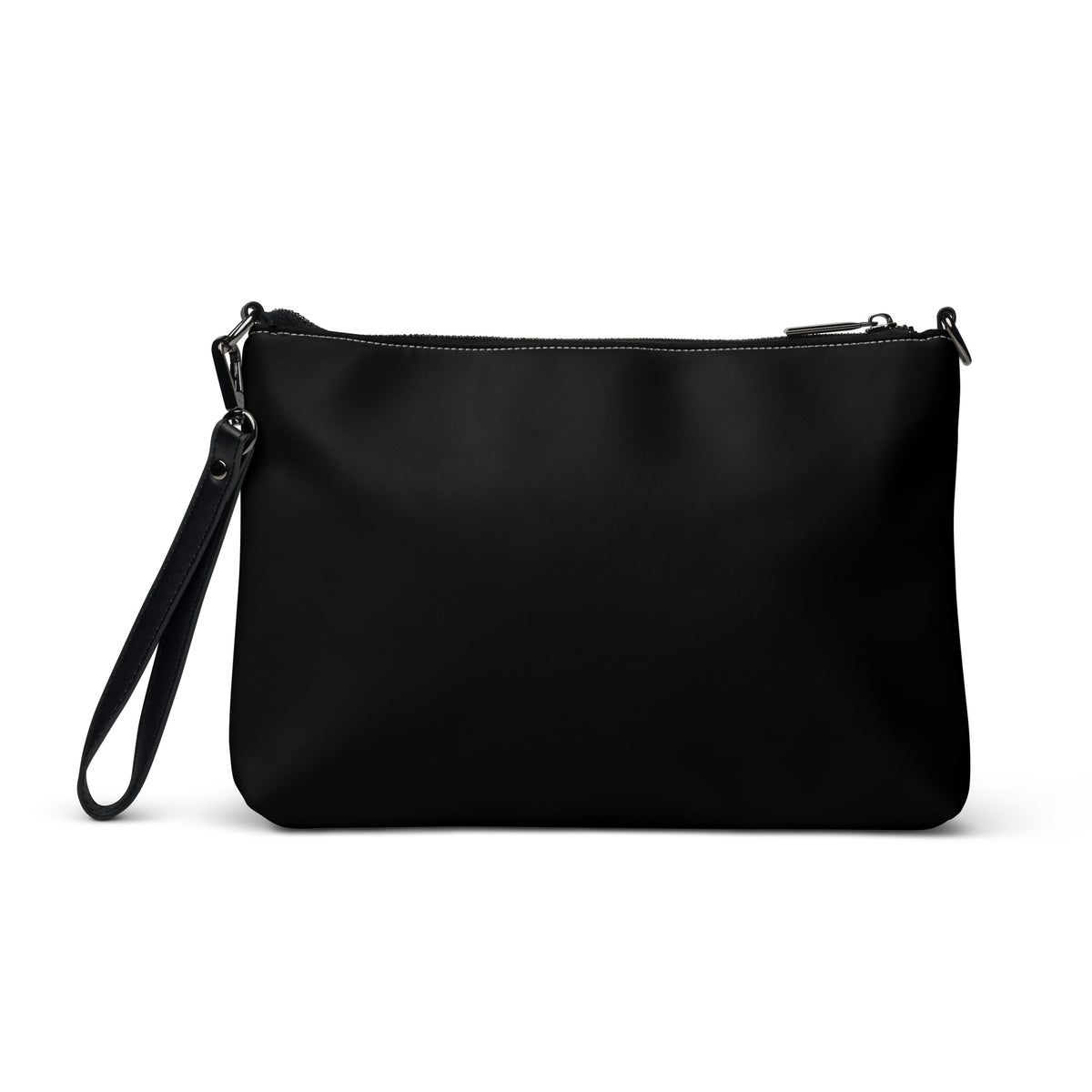Sac à Main Mexique +52 - Noir avec drapeau floqué effet éclaboussure de peinture - vue de dos - Indicatif Fier