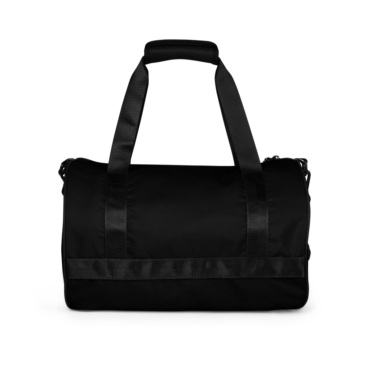Sac de Sport Guadeloupe +590 - Noir avec drapeau floqué effet éclaboussure de peinture - vue de dos - Indicatif Fier
