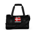 Sac de Sport Danemark +45 noir - vue de face