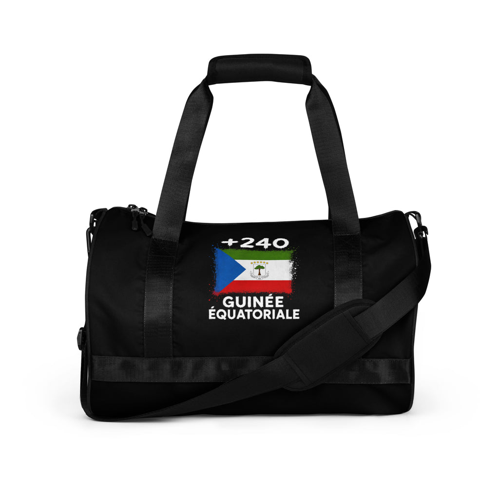 Sac de sport Guinée Équatoriale +240 - vue de face