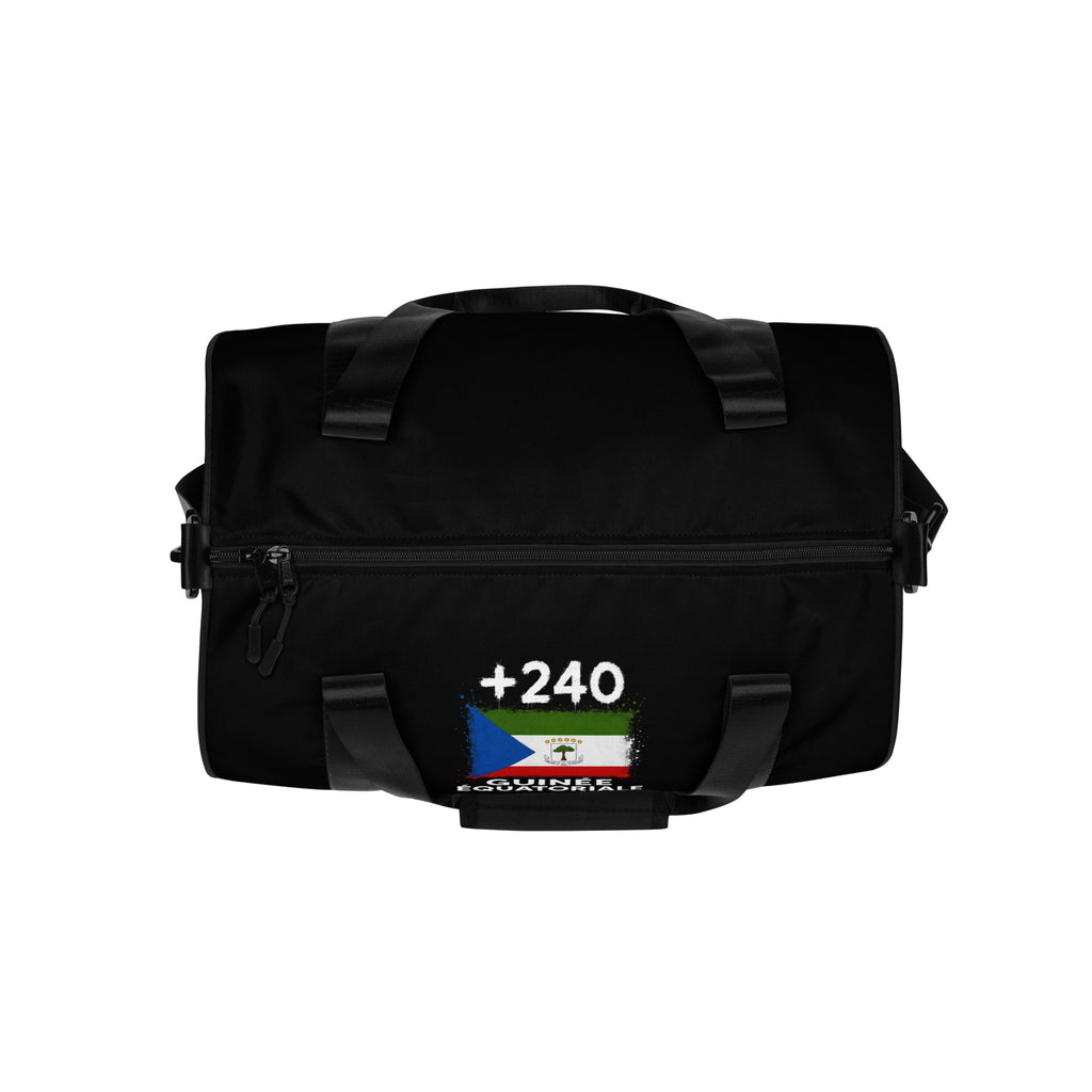 Sac de sport Guinée Équatoriale +240 - vue de dessus