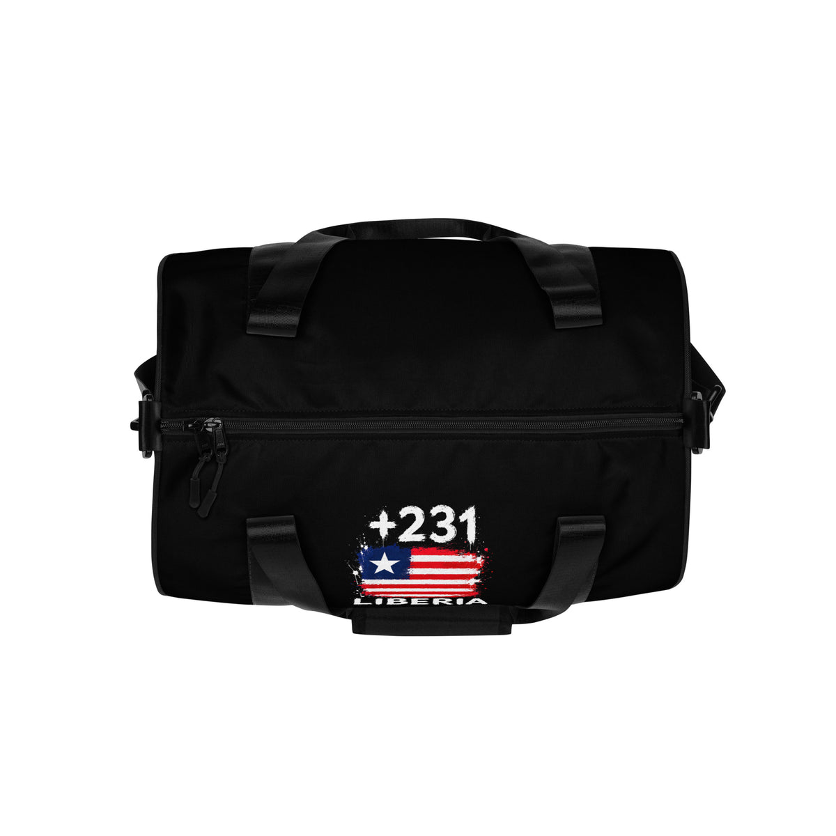Sac de Sport Liberia +231 noir - vue de dessus