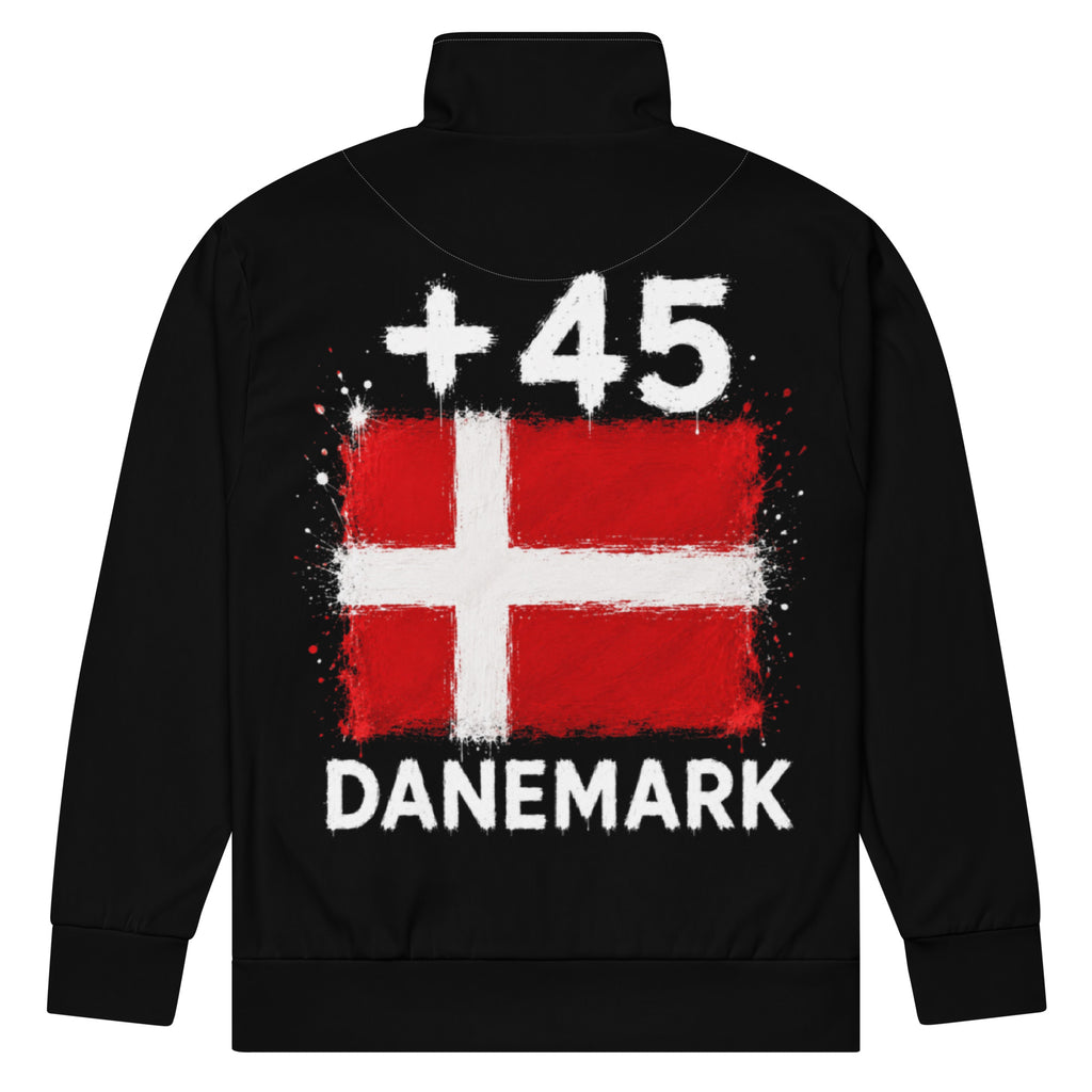 Survêtement Danemark +45 noir - vue de dos