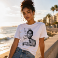 T-shirt « Césaire » — Blanc - vue de face - African Generation