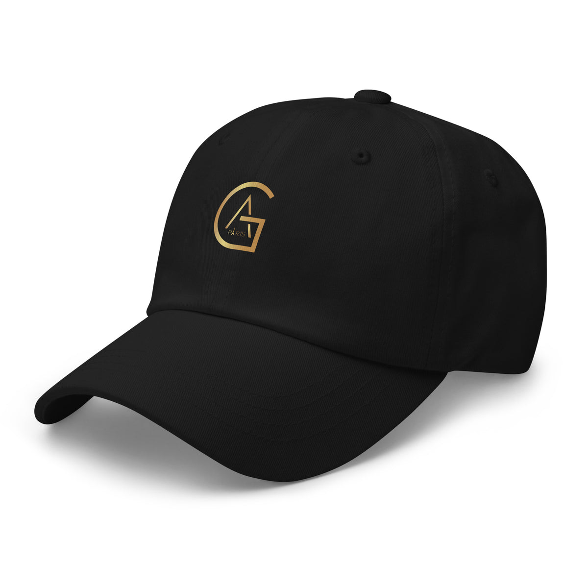 Casquette Noir African Generation — GA dorée - vue de trois-quarts gauche - African Generation