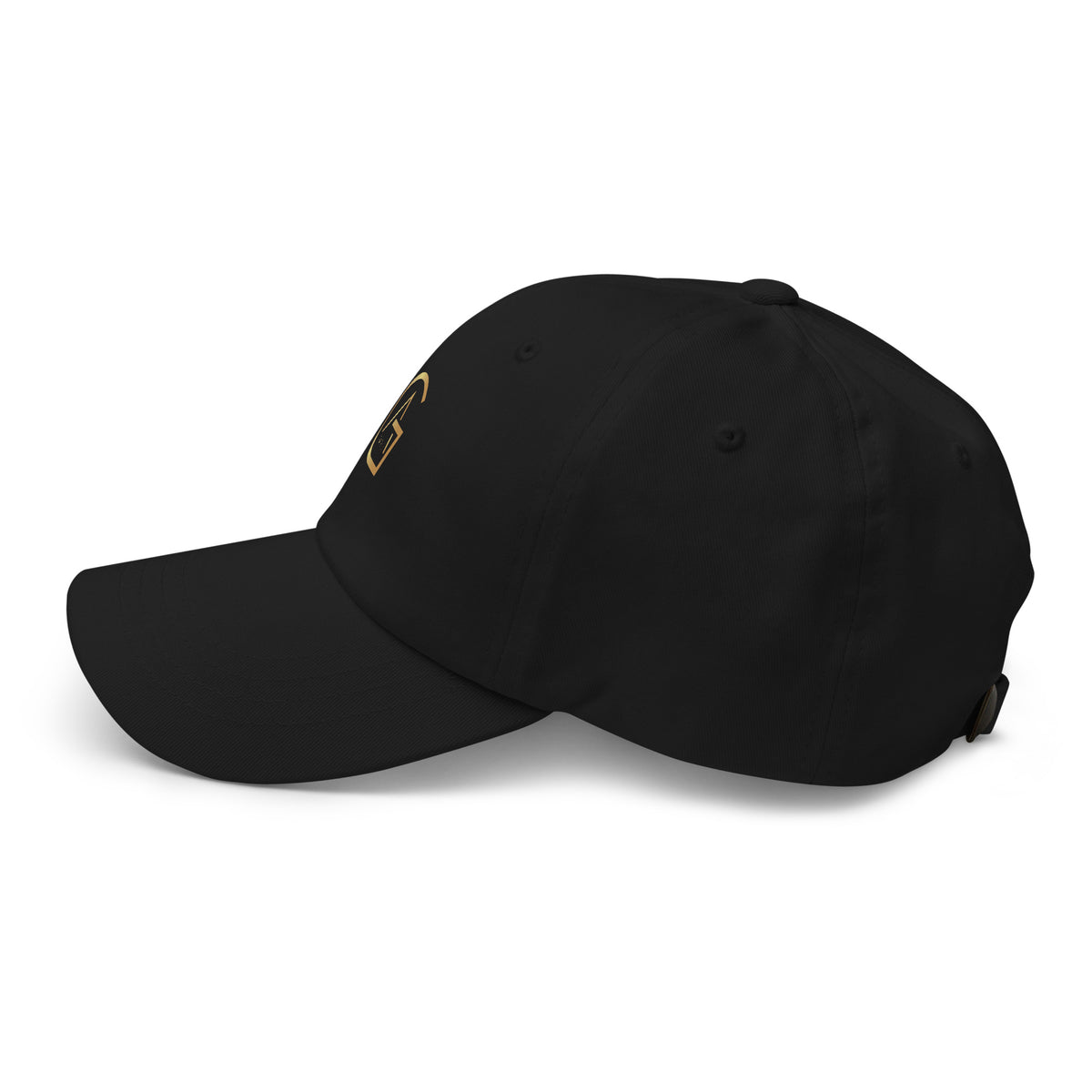 Casquette Noir African Generation — GA dorée - vue de profil gauche - African Generation