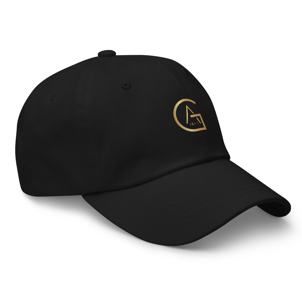 Casquette Noir African Generation — GA dorée - vue de trois-quarts droit - African Generation