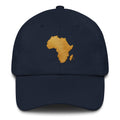 Casquette Marine Carte Afrique - vue de face - African Generation