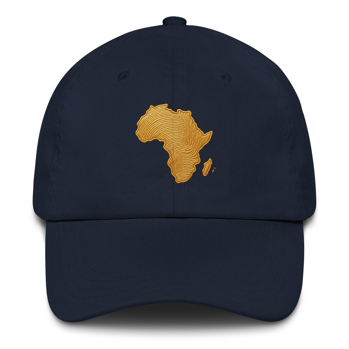 Casquette Marine Carte Afrique - vue de face - African Generation