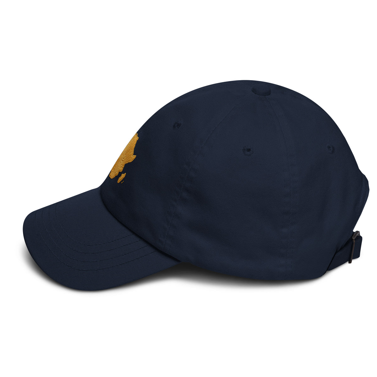 Casquette Marine Carte Afrique - vue de profil gauche - African Generation