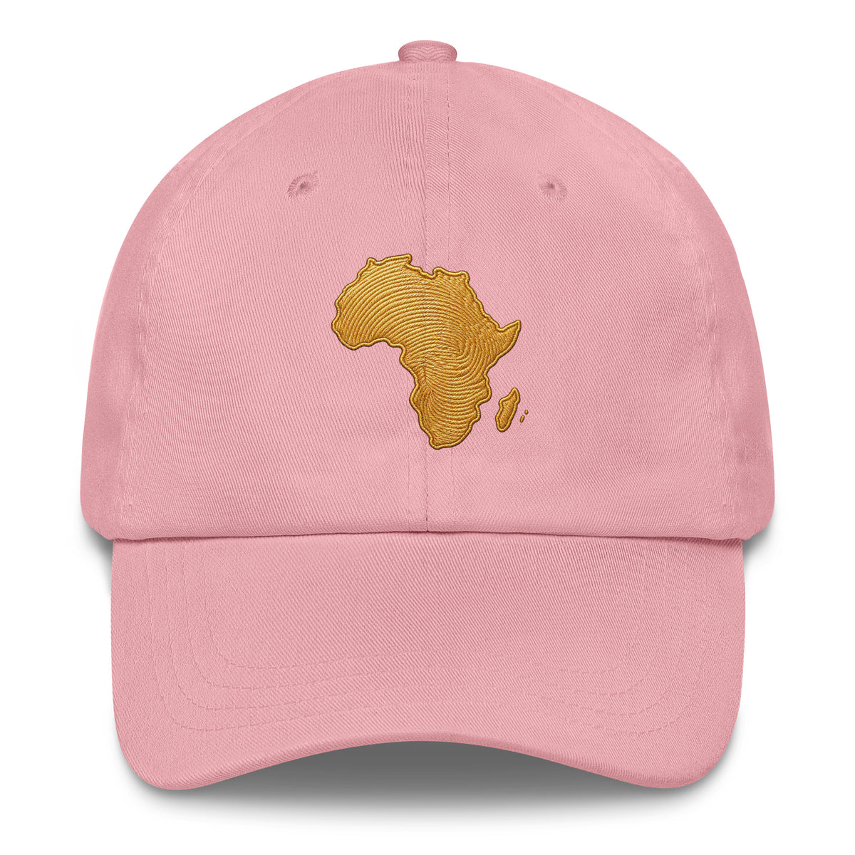 Casquette Rose Carte Afrique - vue de face - African Generation