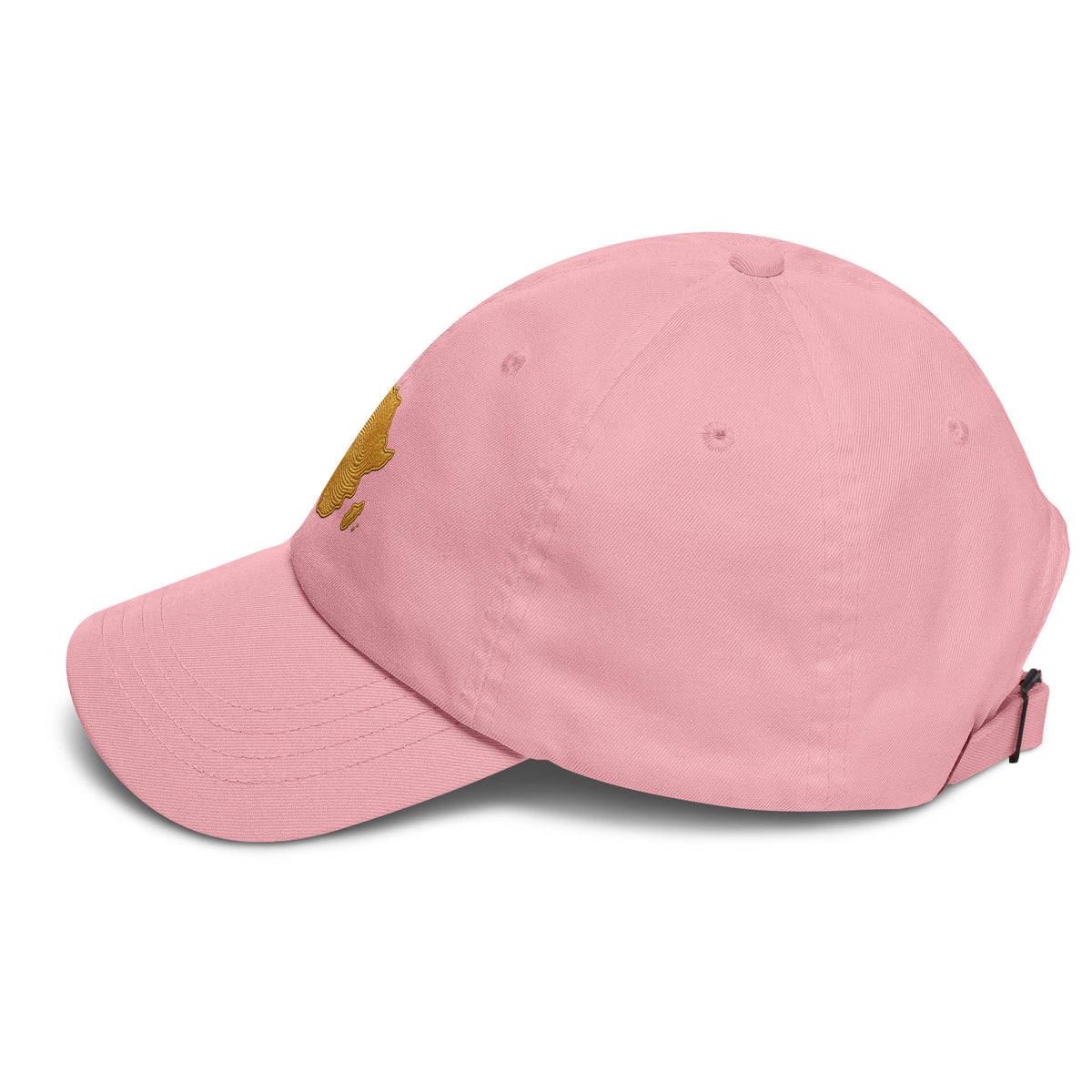 Casquette Rose Carte Afrique - vue de profil gauche - African Generation