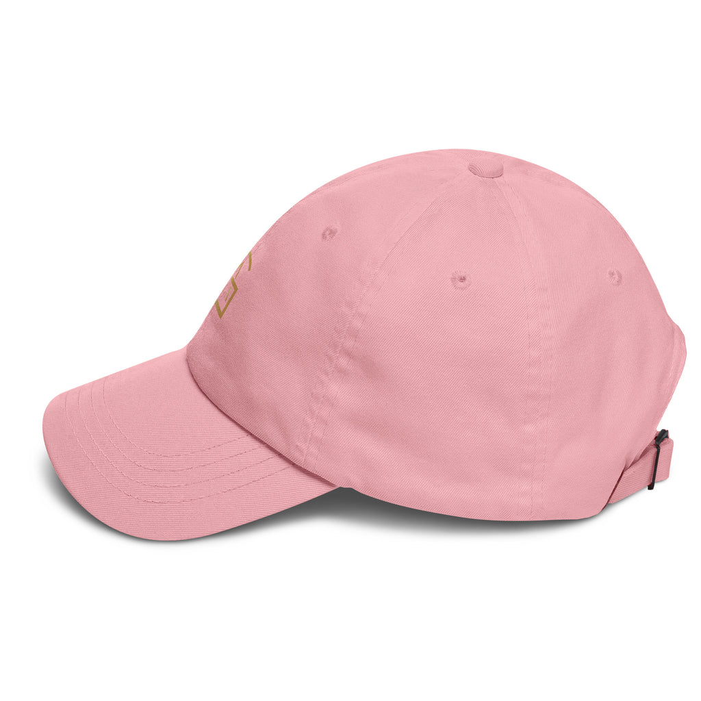 Casquette Rose African Generation — GA dorée - vue de profil gauche - African Generation