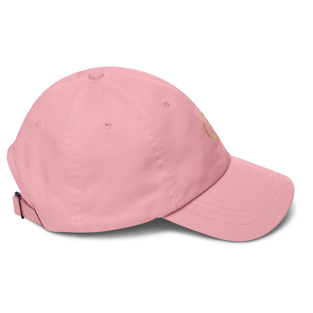 Casquette Rose African Generation — GA dorée - vue de profil droit - African Generation