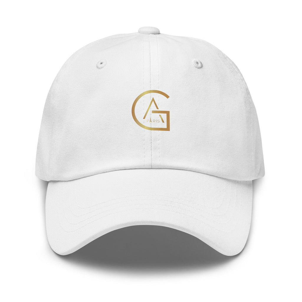 Casquette Blanc African Generation — GA dorée - vue de face - African Generation
