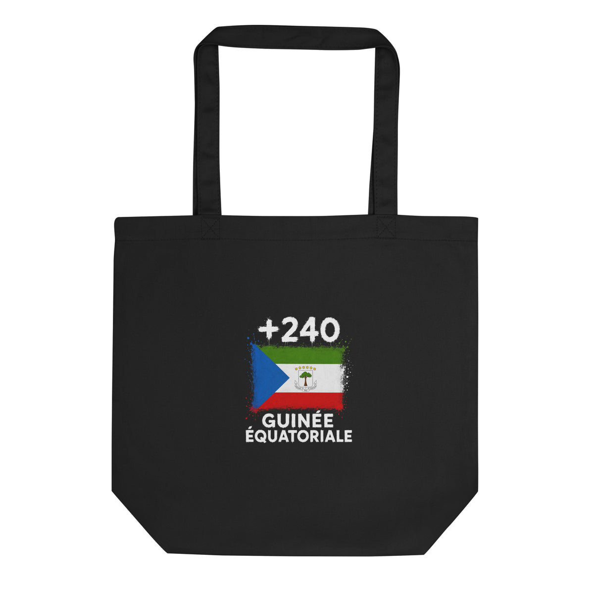 Tote Bag Guinée Équatoriale +240 - vue de face