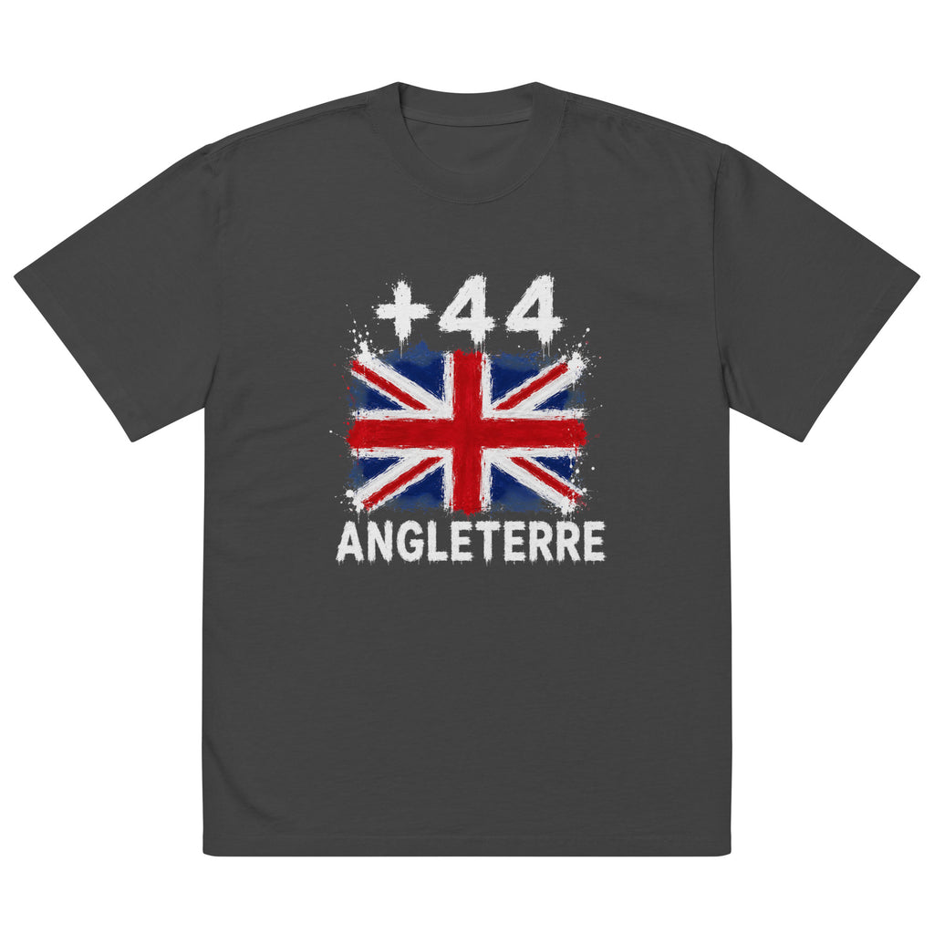 T-shirt Oversize Angleterre +44 - Indicatif Fier