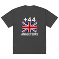 T-shirt Oversize Angleterre +44 - Indicatif Fier