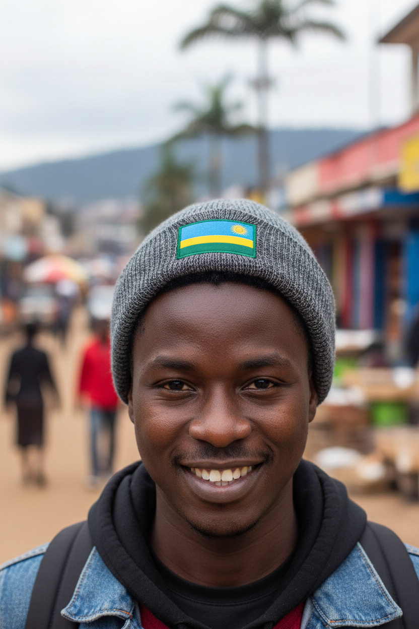 Bonnet Rwanda +250 - Noir