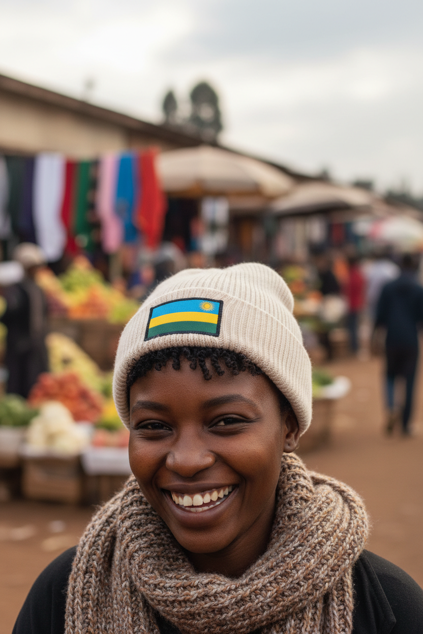 Bonnet Rwanda +250 - Noir