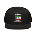 Casquette Snapback Guinée Équatoriale +240 - vue de face