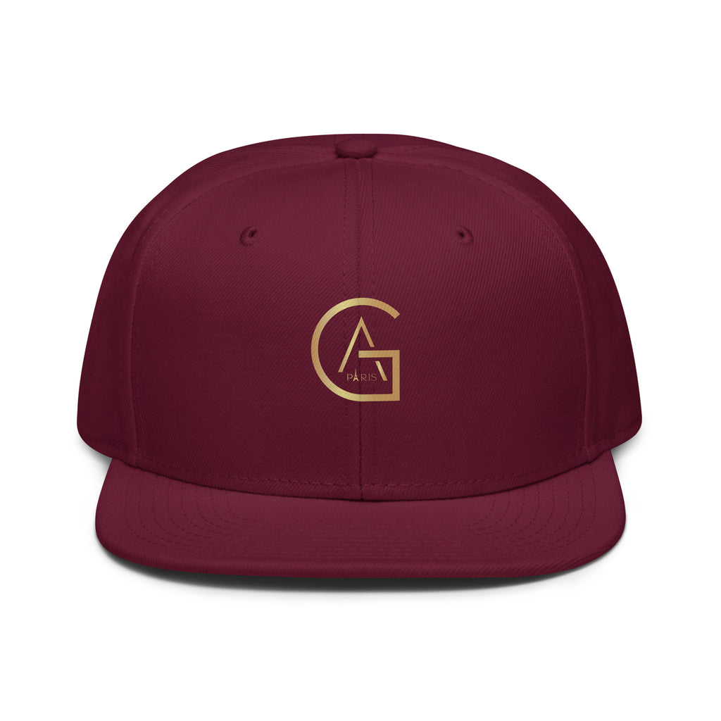 Snapback Bordeaux African Generation — GA dorée - vue de face - African Generation