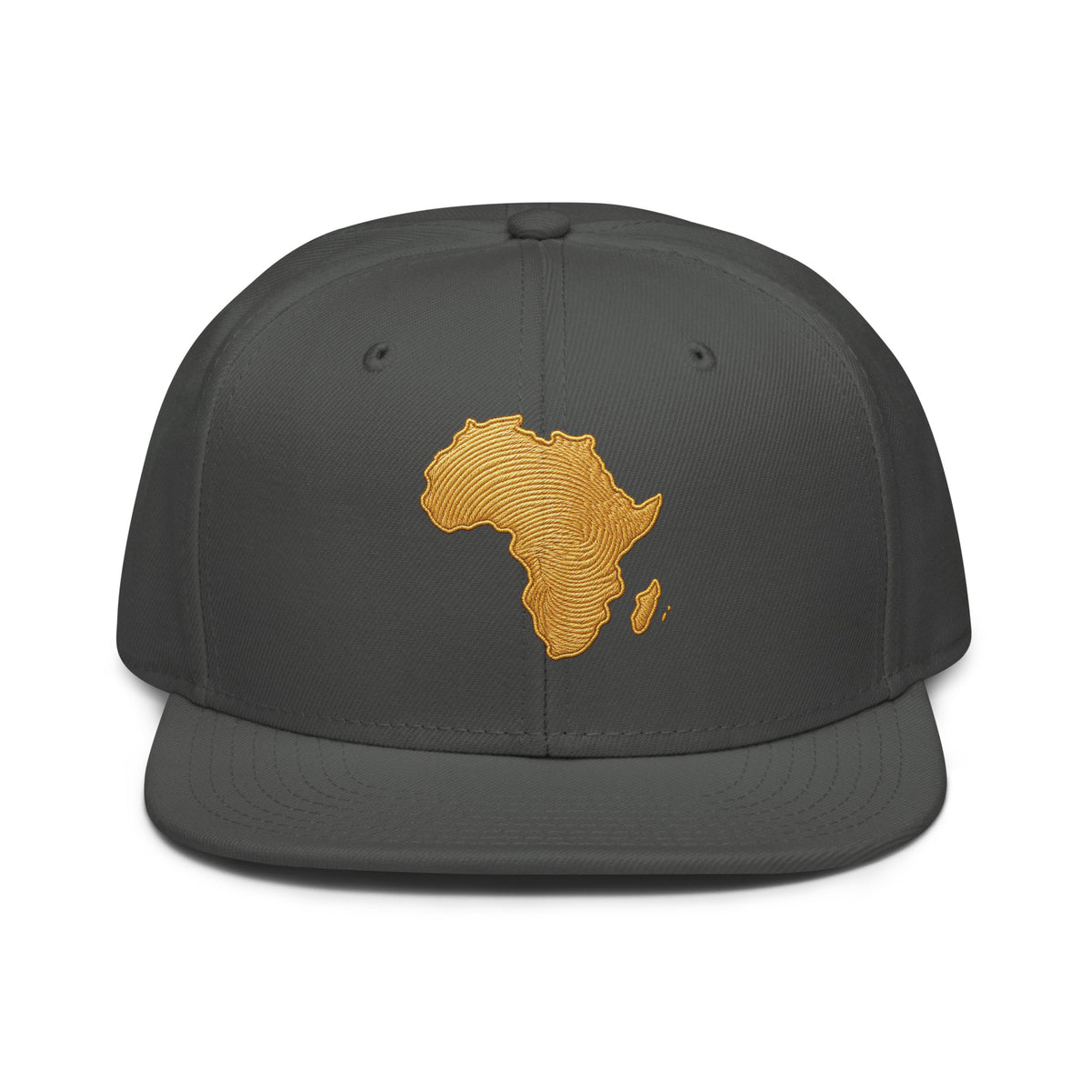Snapback Gris Carte Afrique - vue de face - African Generation