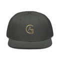 Snapback Gris Chiné African Generation — GA dorée - vue de face - African Generation