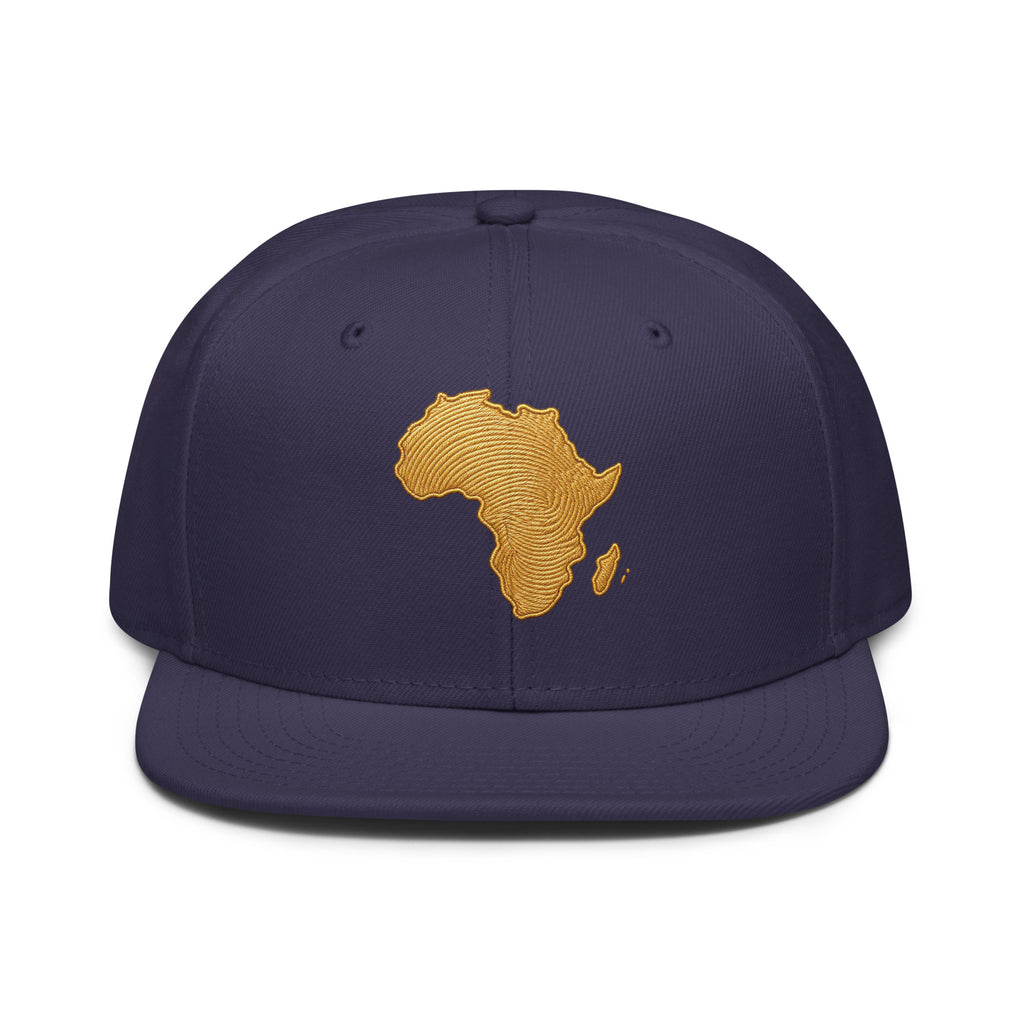 Snapback Marine Carte Afrique - vue de face - African Generation