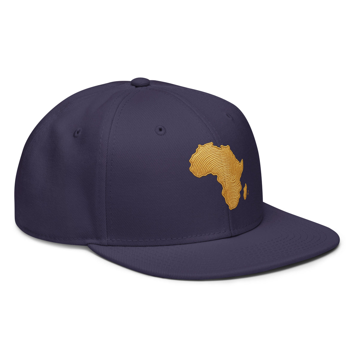 Snapback Marine Carte Afrique - vue de trois-quarts droit - African Generation