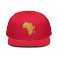 Snapback Rouge Carte Afrique - vue de face - African Generation
