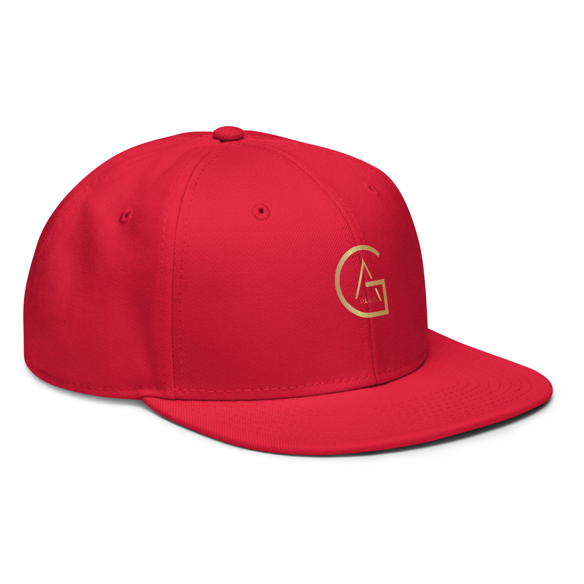 Snapback Rouge African Generation — GA dorée - vue de trois-quarts droit - African Generation