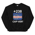 Sweat Cap-Vert +238 vue de face, drapeau sur poitrine