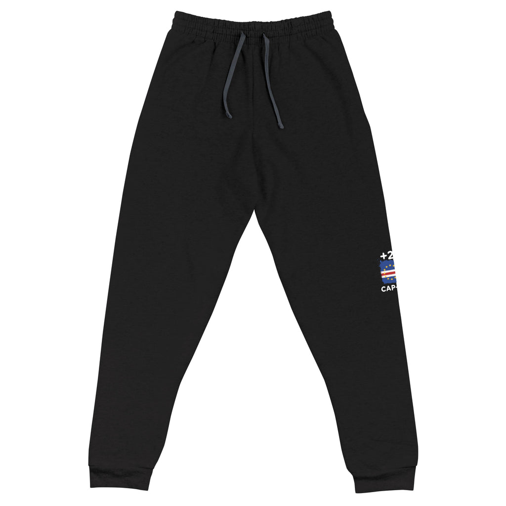 Jogger Cap-Vert +238 noir vue de face complète, coupe unisexe