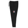 Jogger noir Cuba +53 avec drapeau cubain floqué sur la jambe gauche - Indicatif Fier