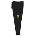 Jogger noir Guyane +594 avec petit drapeau guyanais floqué sur la jambe gauche - Indicatif Fier
