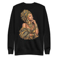Sweat Noir Queen Royale - vue de face - African Generation