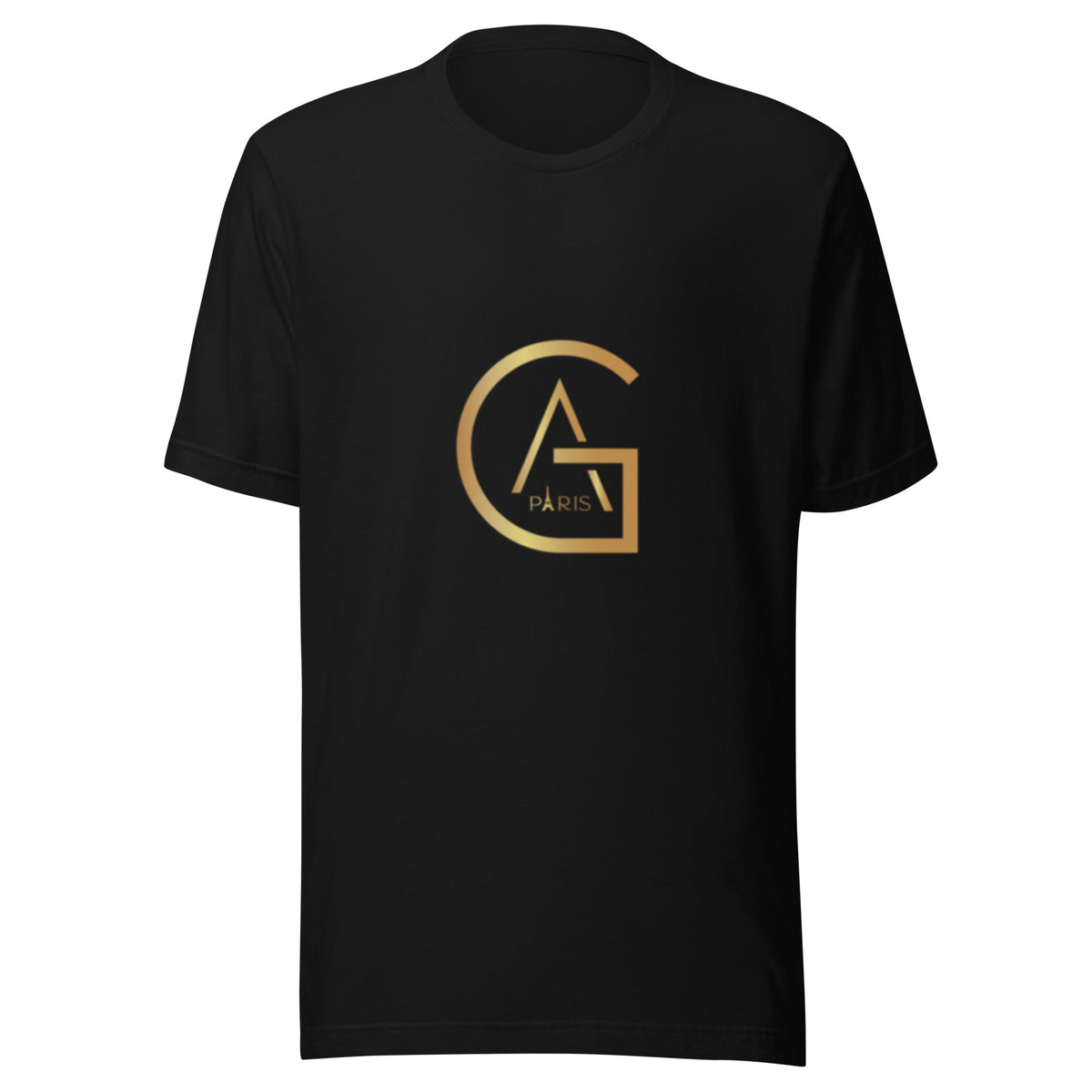 T-shirt African Generation — Monogramme GA doré - vue de face - African Generation